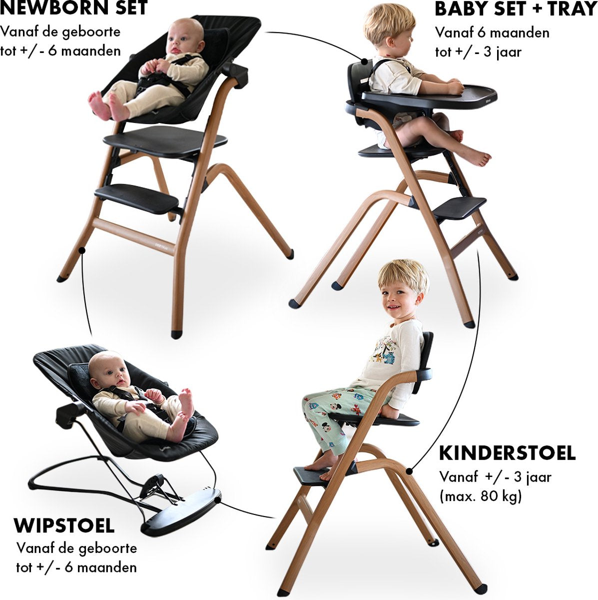 Curve Highchair Set ครบชุดพร้อมเก้าอี้โยกและเบาะรองนั่ง