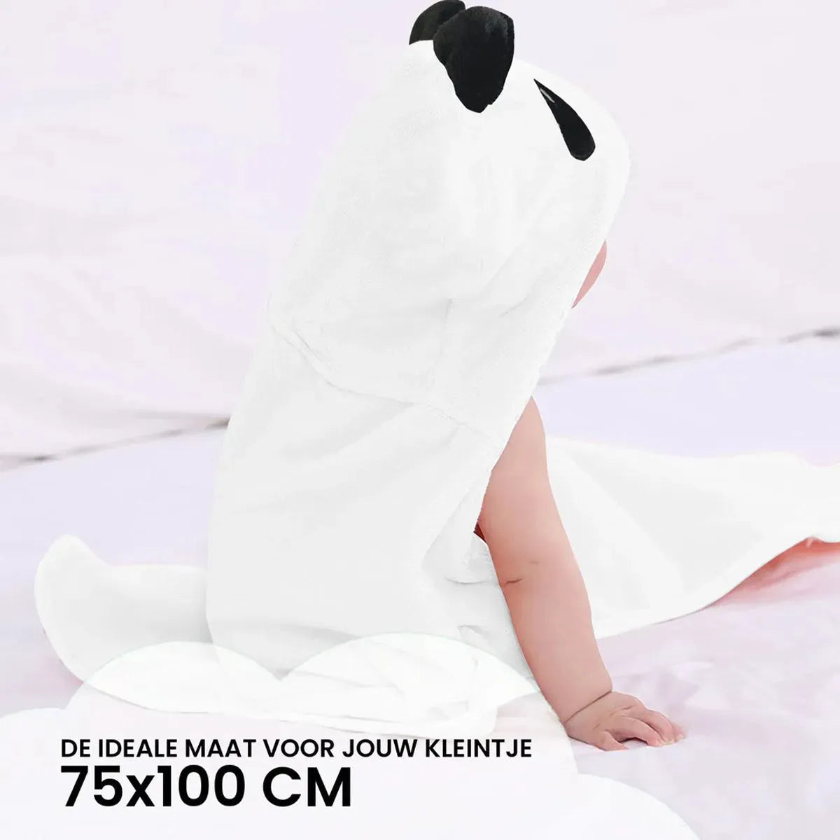 ผ้าห่ม Panda Multifunctional Baby Fleece มีฮู้ด – ผ้าห่มห่อตัว – ผ้าห่ม 75x100 ซม