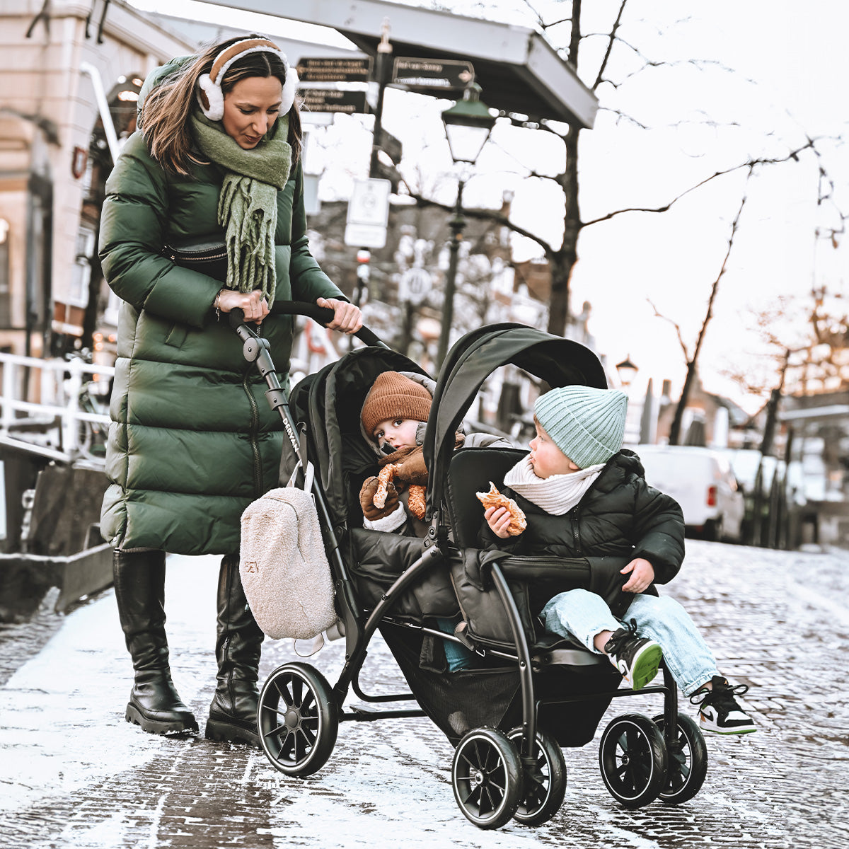 Elena Doppelbuggy schwarz