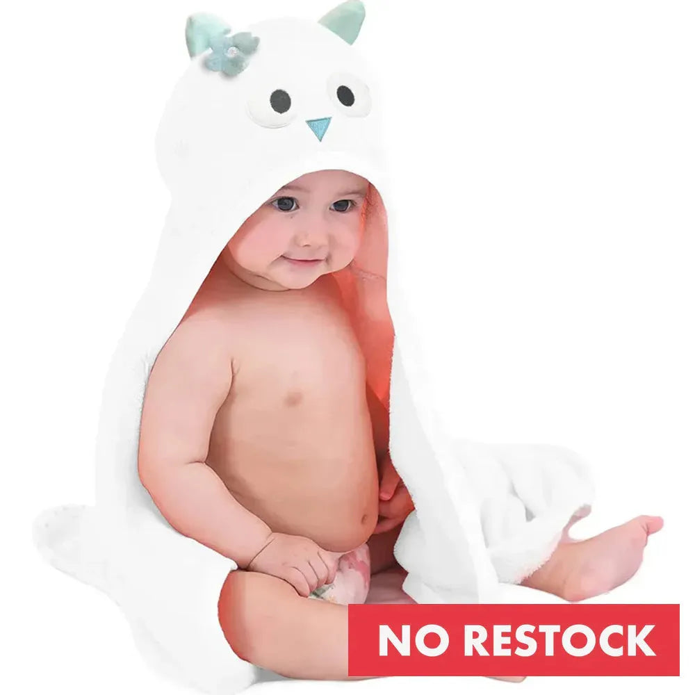 ผ้าห่ม Owl Multifunctional Baby Fleece มีฮู้ด – ผ้าห่มห่อตัว – ผ้าห่ม 75x100 ซม