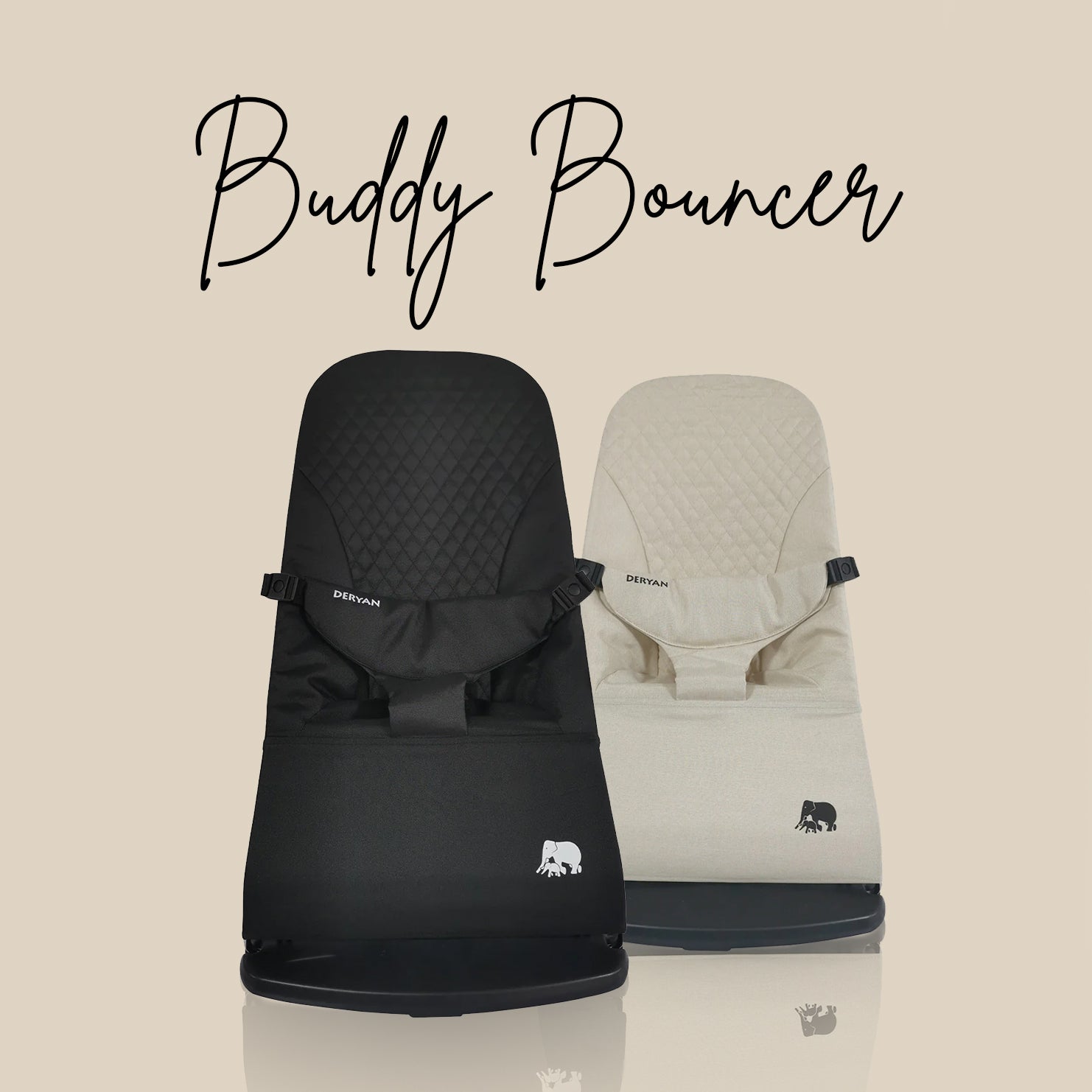 เก้าอี้ Buddy Bouncer สีดํา